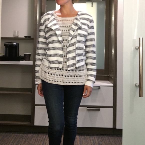 Sanctuary “Racer” stripe Moto Jacket - Picture 4 of 5